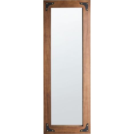Wandspiegel BLOSVILLE 58 cm 164 cm Tannenholz Braun