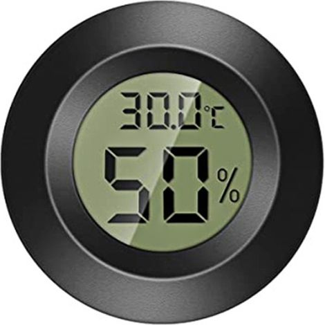 Hygrometer-Thermometer für den Innenbereich mit Temperatursensor -0℃-50℃ (32℉-122℉) und Feuchtigkeitsmessung 10%R-99%RH für Zuhause, Gewächshaus, Keller und Haustiere.