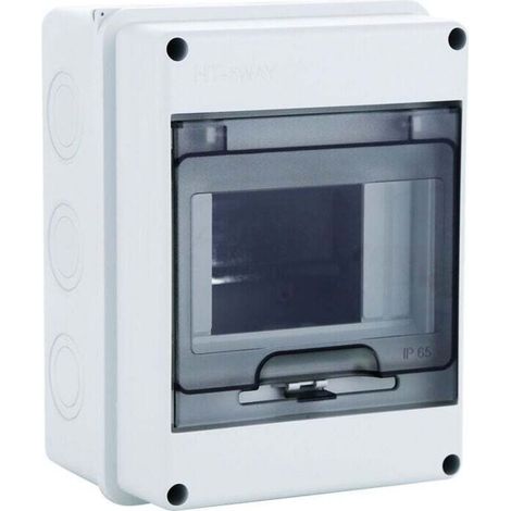 IP65 Wasserdichter Schaltkasten für den Außenbereich, 5 Module, IP65 ABS-Kunststoffoberfläche, Wasserdichter Schaltkasten für den Außenbereich, Schaltschrank, Anschlussdose,