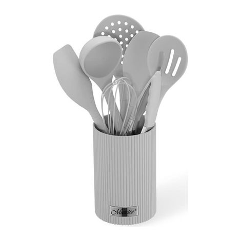 Juego de 8 utensilios de cocina de silicona  Maestro MR-1542-gris (1/5)