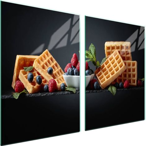 Glasschutzplatte für den Herd 2x45x52 Küche (1/5)
