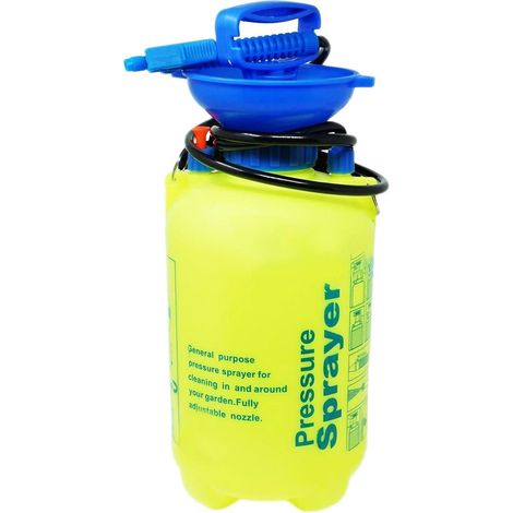 Dapetz ® Garden Sprayer 8 litre Pressure Sprayer Pump Action, Knapsack Chemical Weed Killer, Water Pump Sprayer, Ideal with Pesticides, Insecticides, Fungicides. (1/5)