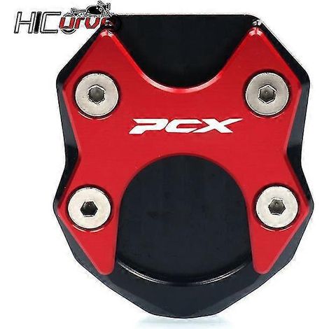CNC-gefräste Seitenständerverlängerung für Honda PCX125, PCX150 und PCX 125/150 (Modelljahre 2018–2021) – Rot