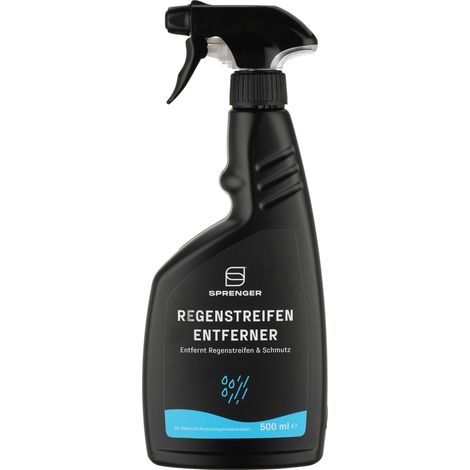 Sprenger Regenstreifenentferner 500 ml Sprühflasche ✔ Entfernt schwarze Regenstreifen & hartnäckige Flecken auf GFK, Kunststoff & Edelstahl - Bootspflege
