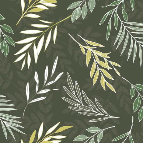 Tischschutz Access Deco Ramage Olive 140cm x 20m - Access Deco
