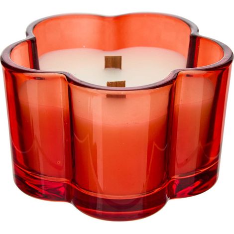 Duftkerze 330 g Chacha Blumiger Duft - Orange (1/5)