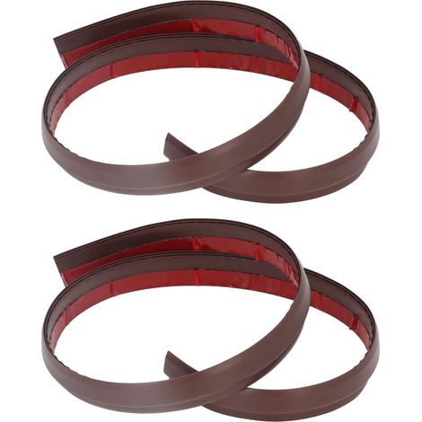 Set mit 2 Türdichtungen aus TPVC, 3-lagig, schalldämmend, für Zuhause und Büro, 28 mm / 1,1 Zoll (1/5)