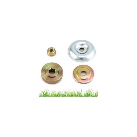 4pcs Kit de écrous de Rechange en Métal pour Lames de Boîte de Vitesse, Pieces Detachees pour Debroussailleuse et Tondeuses à Gazon (1/4)