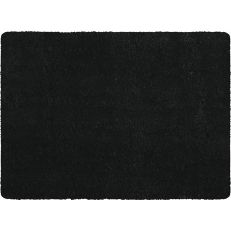 tapis de bain Microfibre 40x60cm Noir MSV