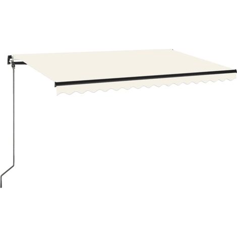 Maison Exclusive - Markise Manuell Einziehbar mit LED 400x350 cm