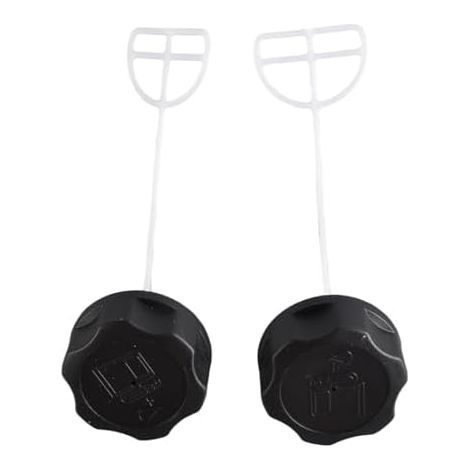 Set of 2 replacement fuel tank caps for 33 CC 43 52 CG430 CG330 CG520 BC520 BC430 hedge trimmer chainsaw models - (1/5)