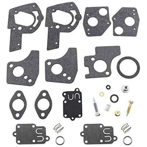 Kit de réparation pour carburateur - Membranes - Joint d'étanchéité pour Moteurs Briggs & Stratton 3 à 5 CV HP 495606 494624 135292 135232 135212 270026 272538 272538S 272637 (1/4)