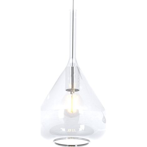 Lampadario top light kona 1177 cr s1 tr e27 led lampada soffitto moderna (1/5)