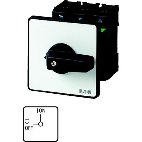 Inter. Marche-Arrêt tripolaire 63 A encastré avec fixation arrière 000050591 EATON P3-63/Z