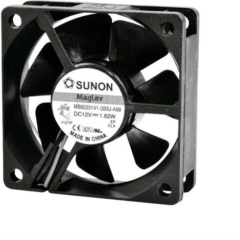 Sunon MF60202V11000UA99 Axiallüfter 24 V/DC 39.06 m³/h (L x B x H) 60 x 60 x 20 mm