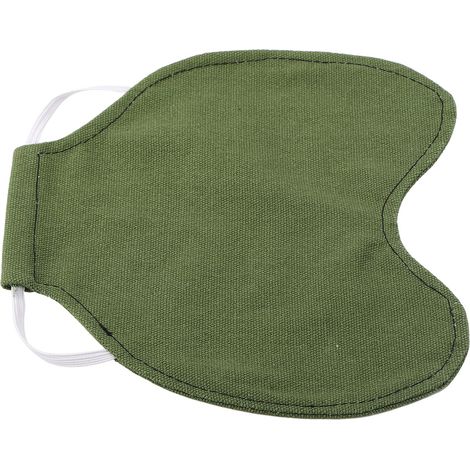 Protection anti-plumes pour animaux de compagnie, protège-ailes arrière, tablier de selle double (20 x 19,5 cm), vert (1/5)
