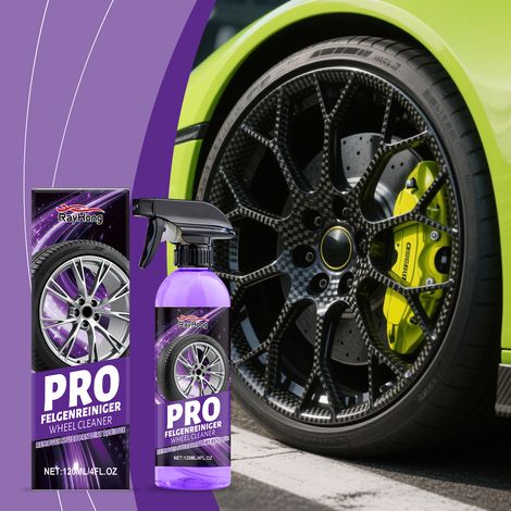 Felgenreiniger, Schaumreiniger zum Polieren und Aufhellen von Autoreifen, Felgenpflegemittel – 120 ml -- DTEKGAZ (1/5)