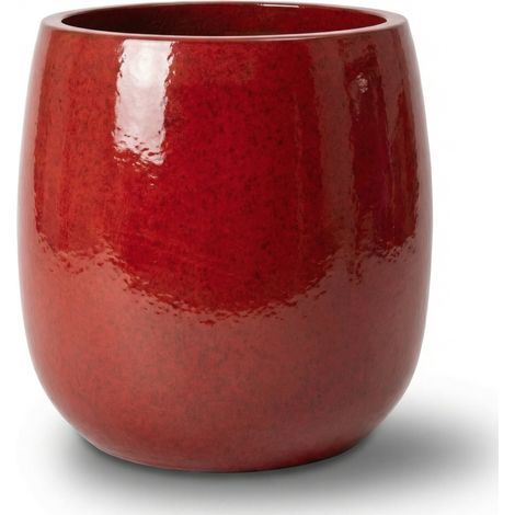 Maceta SOCRATE 40x49cm rojo tropical