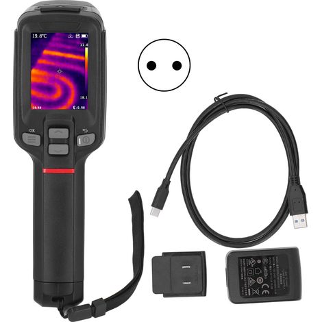 Caméra thermique portable pour débutants – mesure de température sans contact – caméra thermique, 100–240 V CA, prise européenne (1/5)