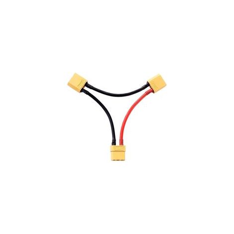 XT90 Connecteur Câble Batterie Série, XT90 Câble Adaptateur de Câble Série, Connecteurs de Batterie Série XT90 1 Femelle vers 2 Mâles, avec 12AWG Câble, pour RC Lipo (1/5)