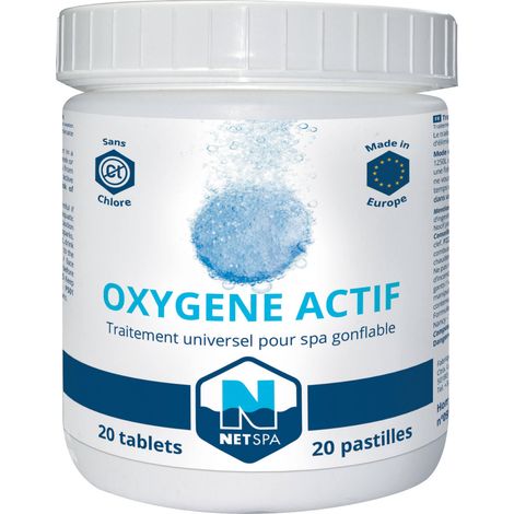 20 Pastiglie di Ossigeno Attivo da 20gr per Piscine Idromaggio e Piscine Fuori Terra NetSpa