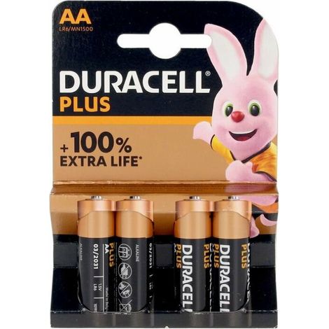 Duracell Stilo Akku MN1500 AA 1,5V Packung mit 4 Stück 302405000