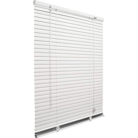Emmevi Mv SPA – Weiße Aluminium-Jalousie 60 x 180 cm – 25 mm verstellbare Lamellen – Wandmontage – Für Fenster und Türen (1/5)