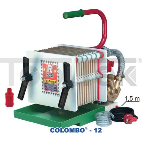 POMPA ELETTRICA FILTRO VINO A PIASTRE E CARTONI ROVER COLOMBO12