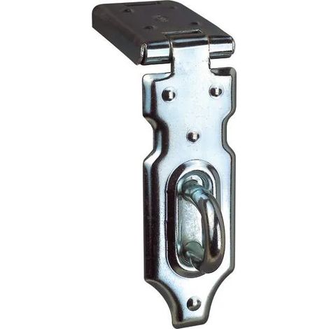 Chiusura non retrattile con porta lucchetto, H85xW25mm, acciaio galvanizzato.