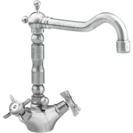 RUBINETTO LAVABO MONOFORO SERIE ORIENTES CROMATO SCARICO 11/4   RUBINETTERIE EURORAMA S.P.A.