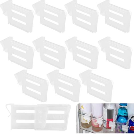 12-teilige Kühlschrankteiler, Kühlschrank-Trennwand, Kühlschrank-Flaschenhalter, Kühlschrank-Organizer, Kühlschrank-Aufbewahrung für Seitentür, Küche und Zuhause (1/4)