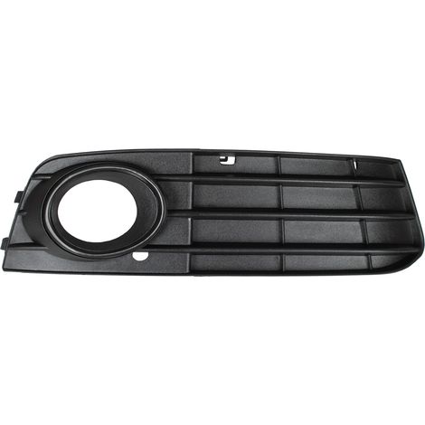 Audi A4 07-11 CON ALOGENI griglia nel paraurti 3 FASCE CORNICE NERA destra (1/2)