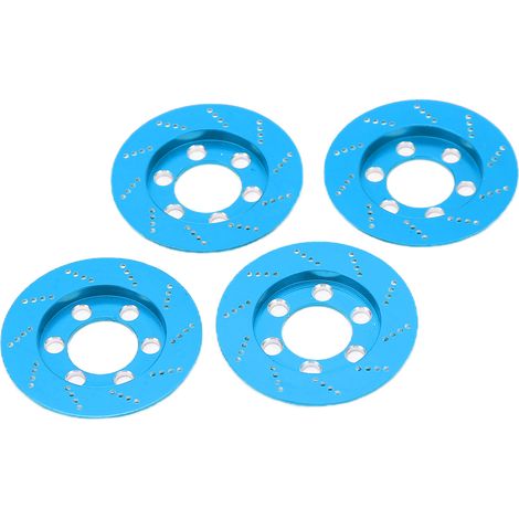 4 étriers de frein RC, disques de frein en aluminium pour roues de 1,9 pouce, voiture RC crawler 1/10 (bleu) (1/5)