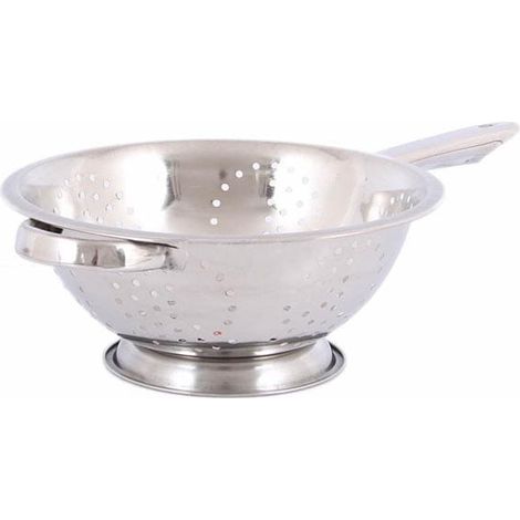 Colador de pasta de acero inoxidable de 24 cm
