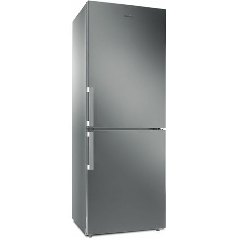 Whirlpool – Réfrigérateur combiné inox 362L – 309L réfrigérateur, 153L congélateur – No-Frost, 3 tiroirs, éclairage LED – Technologie Multiflow - WB70I952X (1/5)