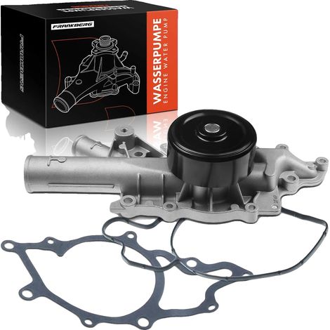 Bomba de agua, construcción de aluminio, rotor de acero, funcionamiento mecánico, compatible con Mercedes-Benz W202 W203, diseño de 6 aspas/barrido. (1/5)