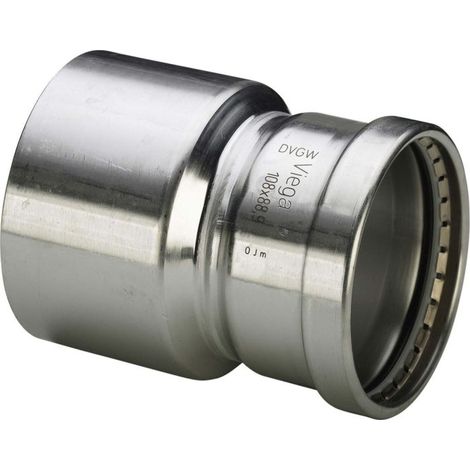 Viega Sanpress Inox XL 578114 76, 2000 x 64 mm, acier inoxydable, SC-Contur