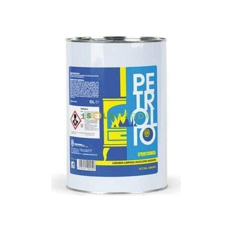 Sprintchimica PETROLIO BIANCO LAMPANTE Combustibile sgrassante pulizia catene 5 LT (1/2)
