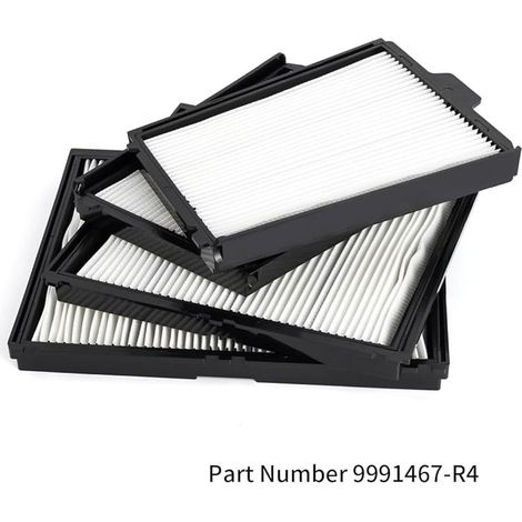 Lot de 4 filtres pour nettoyeur de piscine – Accessoire pour robot Dolphin S200, Proteus DX4, Active 20, M600 – Tissu plissé épais