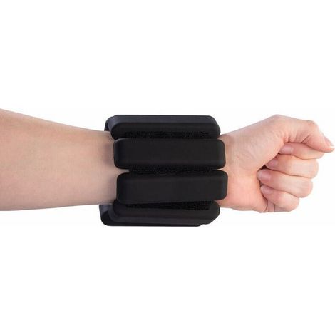 2 poids pour poignets et chevilles 0,9 kg - coloris noir (1/5)