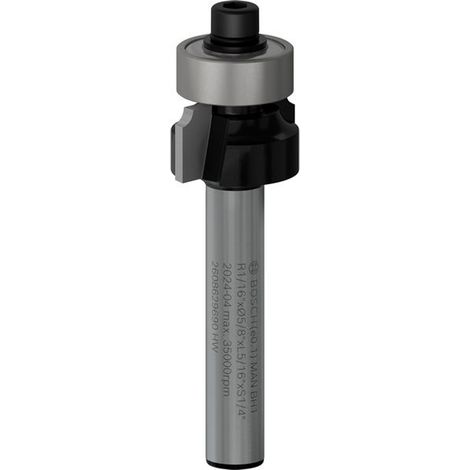 Bosch PRO  Fresa Redondeadora  R 1/16  Vástago 1/4  - 2608629690 (1/5)