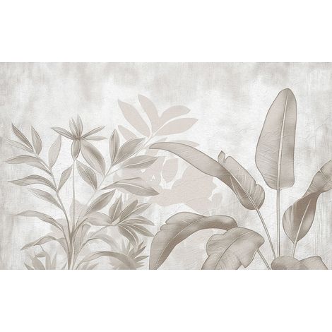 Papier peint panoramique - Plantes tropicales - 130 cm x 81 cm (1/2)