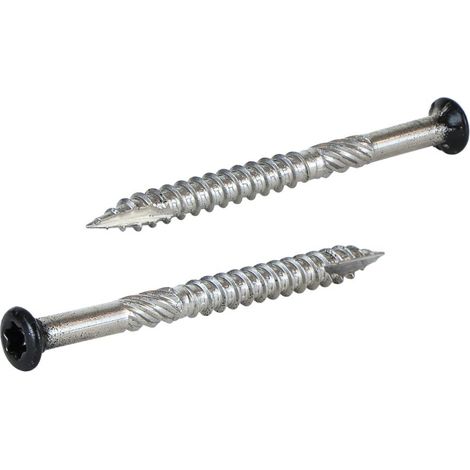 Vis à tête bombée - Radix - Noir - 5,0 x 60 mm RVS-410 (100 pièces)
