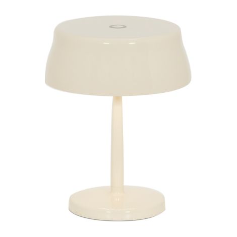 Zafferano Sister Light Mini Wi-fi Lampada a led smart da tavolo Avorio ricaricabile e dimmerabile - 2200-2700-3000-4000K 3,2W h17cm