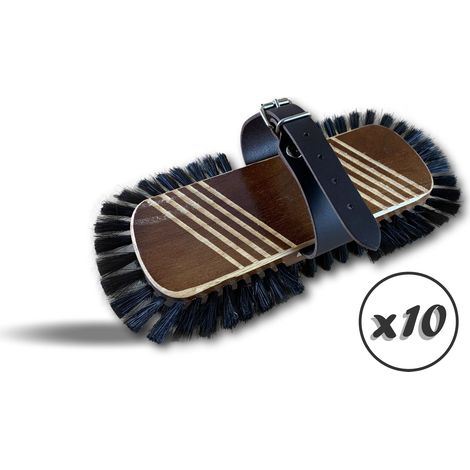 Brosse à parquet pour lustrage des sols et parquets - Lot de 10 - Brosse parquet