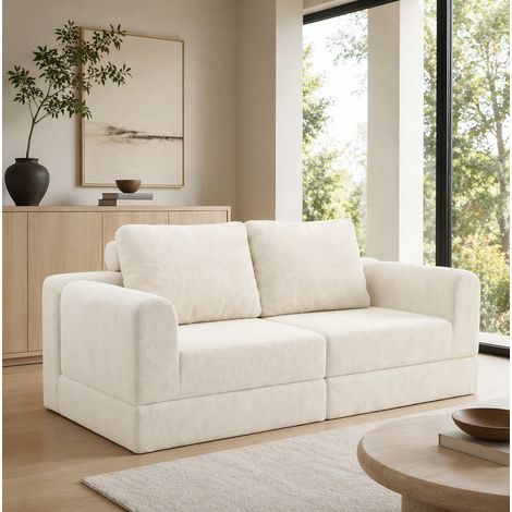 Divano letto pieghevole multifunzione in flanella OKMYHOME