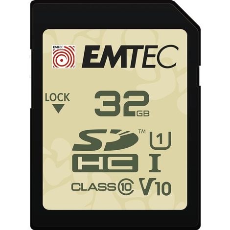 Emtec SDHC 32GB UHS-I U1 V10 para exteriores (1/2)
