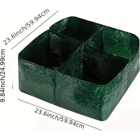 (4 grilles) Sacs de culture pour plantes, jardinières, semis, pots et jardinières, accessoires de culture, outils de jardinage, serres, grands pots de fleurs, conteneurs (1/4)