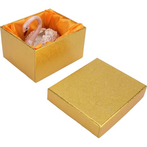 Robuste und langlebige Schmuckschatulle in Schwanenform aus Zinklegierung, multifunktional und dekorativ, ideal zur Aufbewahrung von Ringen, Ohrringen und Schmuck. (1/5)