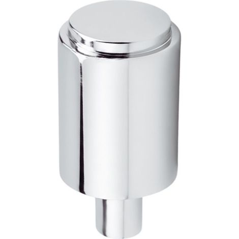 Bouton tirette de commande vidage évier 532T, M6, laiton chromé, 45 x 25 mm (1/5)